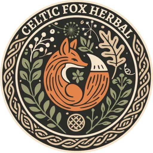 cropped Celtic Fox Herbal Logo 2